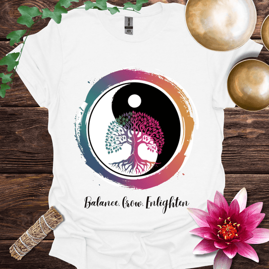 Balance, Grow, Enlighten variant 4 T